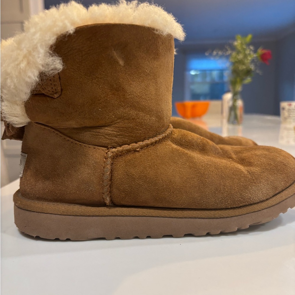 UGG Tan Shearling Boots